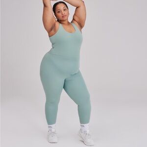 Girlfriend Collective Full Length Unitard in Pond!